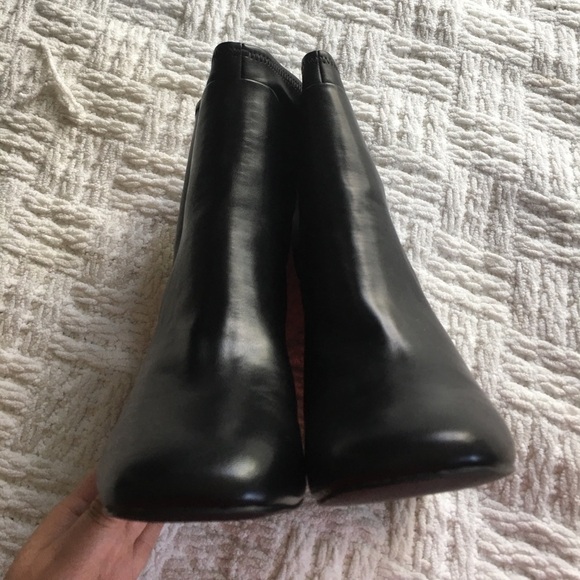 Charles David Trudy Mid Square Toe Bootie Black 10 - Picture 5 of 10